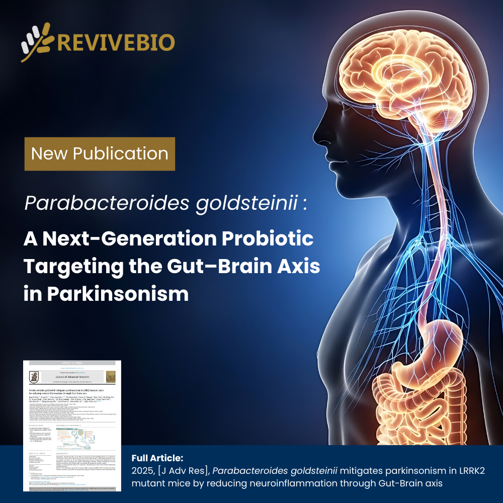 Parabacteroides goldsteinii: A Next-Generation Probiotic Targeting the Gut–Brain Axis in Parkinsonism
